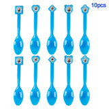 Decoração de festa de aniversário do tema dos desenhos animados, Talheres descartáveis, Balão para meninos e meninas, Baby Shower, Presente para crianças