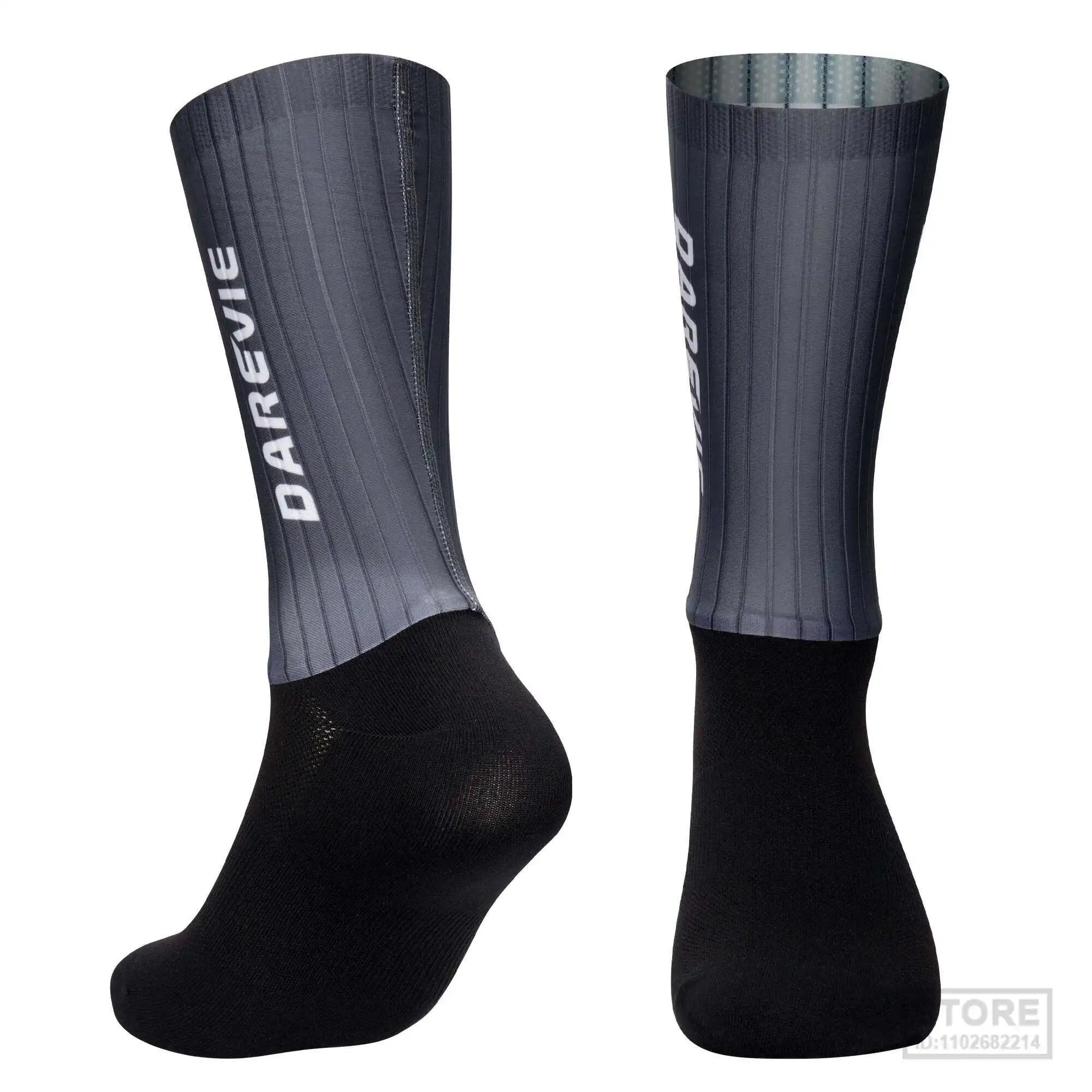 High DAREVIE Cycling Socks Aero Speed Sock Pro Sports For Men Anti-slip Breathable Athletic Moisture Control