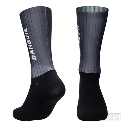 High DAREVIE Cycling Socks Aero Speed Sock Pro Sports For Men Anti-slip Breathable Athletic Moisture Control