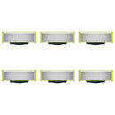 Shaver Replacement Blades ＆ Nose Hair Trimmer Replacement Heads for Philips OneBlade One Blade Pro Hybrid Electric Shaver Blades