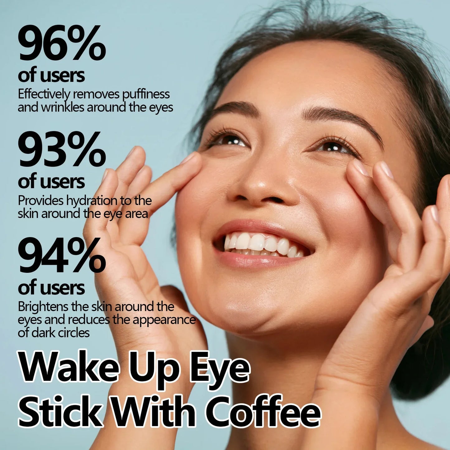 Creme para os olhos de caracol, anti-rugas, removedor de olheiras, firmador, sacos para os olhos, tratamento de inchaço, linhas finas, hidratante, creme para os olhos