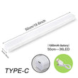 Luz LED Noturna Sem Fio com Sensor de Movimento e Recarregamento Tipo C – Iluminação para Armários, Guarda-roupas, Escadas e Cozinha
