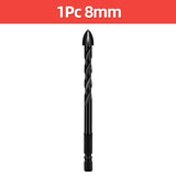 Cross Hex Tile Drill Bit For Glass Concrete Ceramic Tile Hole Opener Tungsten Carbide Hard Alloy Bits Set Tools 3 4 5 6 8 10 12mm