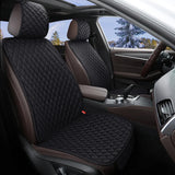 Linen Car Seat Covers, Breathable Front Pair Seat Cover with Non-Slip Protector for All Seasons, Seat Cover For Car, SUV, Truck