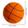 18/21/24 Solid Silent Basketball Kid Indoor Silent Sponge Elastic Little Leather Ball Lightweight 3/5/7 Inch Children Sports Toy