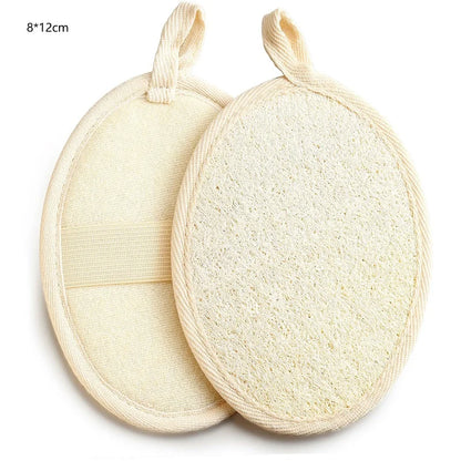 Natural Loofah Bath Scrub Sheet Scrubbing Sheet Bath Towel Body Scrubbing Exfoliation Soft Loofah Bath Brush Bathroom Supplies