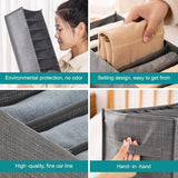 organizer for drawers Clothes Organizer Pants Jeans Storage Box Cabinet Drawer Organizer Underwear Socks T-Shirt Wardrobe Storag