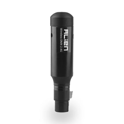 Alien recarregável 2.4g ism sem fio dmx 512 dfi controlador xlr receptor transmissor para discoteca dj festa bar dmx palco par luz