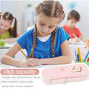 Letters Cute Pencil Case for Girls Large Pencil Pouch for School Supplies, Portable Pen Bag Aesthetic Organizer Pen Box