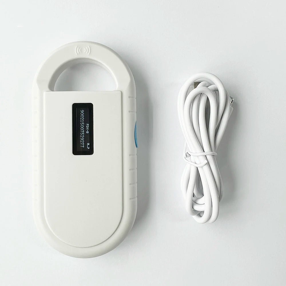 Rfid FDX-B/A Animal Microchip Reader ISO Chip Portable OLED Pet Scanner 134.2khz Pet Tracking Scanner For Rabbit Cattle Cat Dog