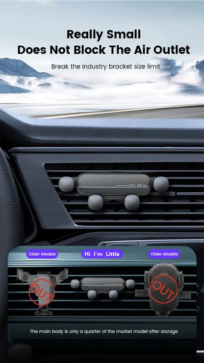 Gravity car phone holder air vent mount cell phone holder in car mobile support for iPhone 13 12 Xiaomi universal GPs stand