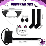 Animal Cat Tiger Cosplay Costume for Boys Girls Headband Clothes Shoes Tail Tutu Skirt Gloves Set for Kids School Performance