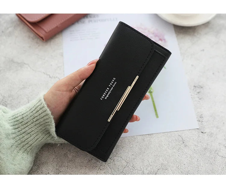 2024 Fashion Wallet Women's Purse Wallet Card Holder Female Clutch Long Purse Multi-card Holder Luxury Designer Lady Coin Purses