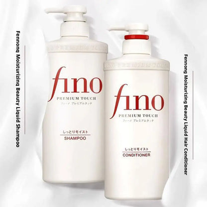 Fino Premium Touch Hair Care Set – Shampoo, Conditioner & Hair Mask, Japan Original, Deeply Nourish, Improve Frizz, Oil Control
