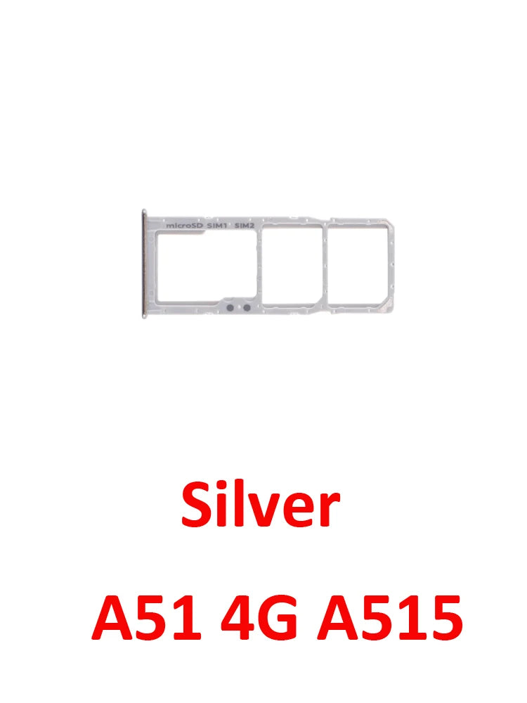 Sim Card Tray Slot For Samsung Galaxy A01 A11 A21s A31 A41 A51 A71 4G 5G Phone SIM Micro SD Card Chip Drawer Holder