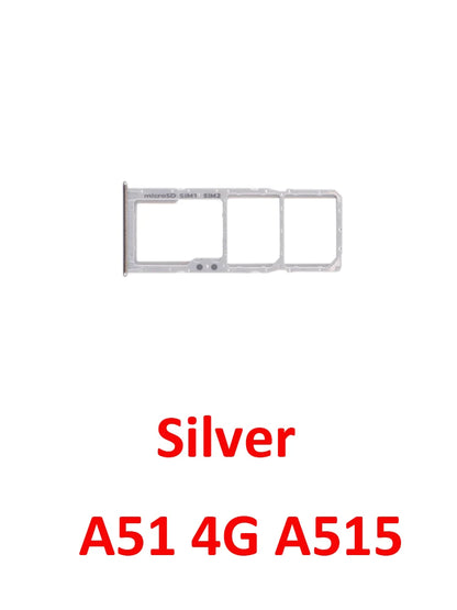 Sim Card Tray Slot For Samsung Galaxy A01 A11 A21s A31 A41 A51 A71 4G 5G Phone SIM Micro SD Card Chip Drawer Holder