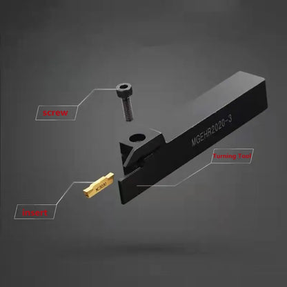 Full Series Grooving Tool Holder MGEHR1212 MGEHR1616 MGEHR2020 MGEHR2525 Carbide Grooving Insert MGMN150 MGMN200 MGMN300 MGMN400