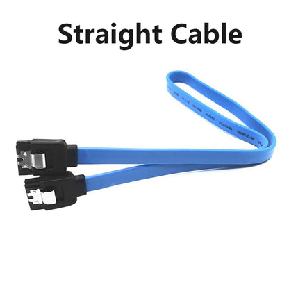 40/50cm Sata3.0 Solid State Hard Disk Serial Data Cable Multi-Color Multi-Spec Flexible Sata Hard Disk Fast Transmission Cable
