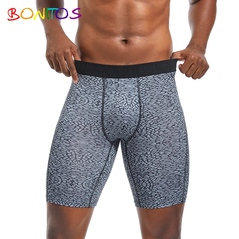 long Men's panties Sports Leggings boxershorts mens polyester underwear man boxers shorts Quick-drying boxer for men underpants