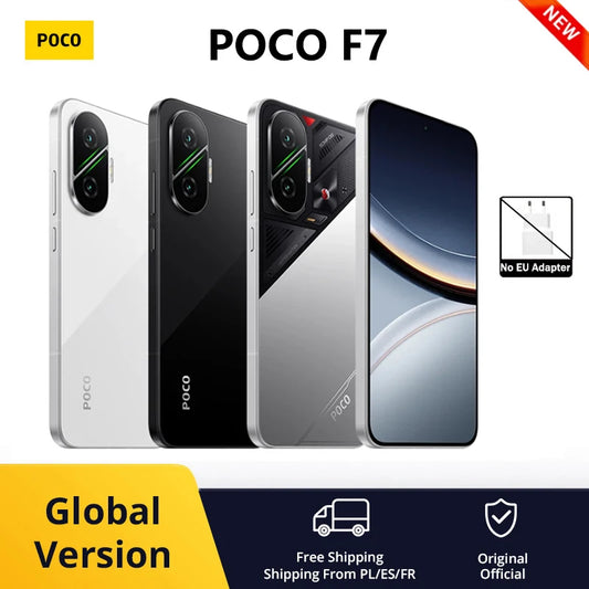 POCO F7 5G Global Version Smartphone Snapdragon®8S Gen 4 6500mAh Battery 6.83 "1.5K AMOLED 50MP OIS NFC Camera