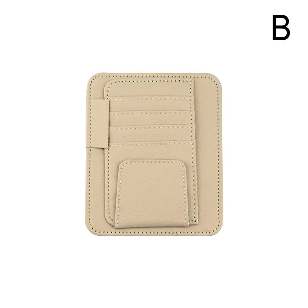 Visor Storage Multi-Pocket Car Sun Visor Document Storage Multi-functional Pen Card Glasses Clip Holder Organizer Interior Acces