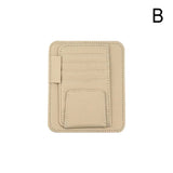 Visor Storage Multi-Pocket Car Sun Visor Document Storage Multi-functional Pen Card Glasses Clip Holder Organizer Interior Acces