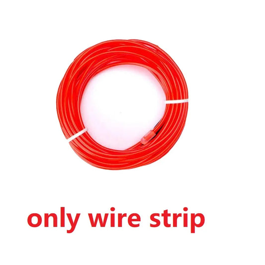 Flexible Neon Light 1M/2M/3M/5M EL Wire LED Neon Dance Party Atmosphere Decor Lamp Rope Tube Waterproof Multicolor LED Strip Red