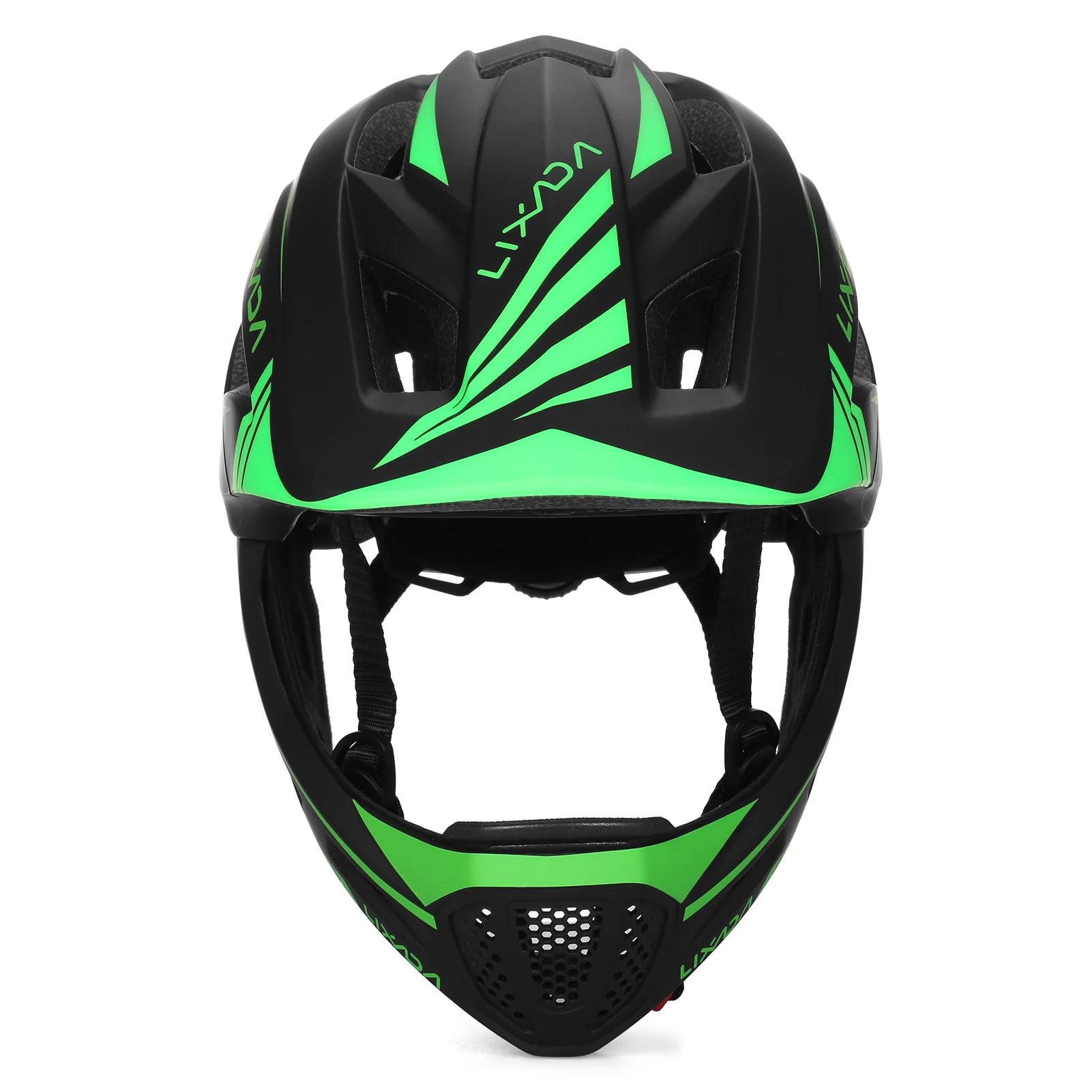 Lixada Kids Full Face Helmet Detachable Children Sports Safety Bike Helmet Protective Gear for Cycling Skateboarding Roller Skat