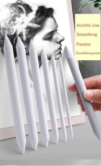 Blending Stumps and Tortillions Paper Art Blenders Sandpaper Pencil Sharpener Pointer for Artist Charcoal Sketch Drawing Tools