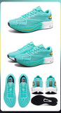 Baasploa Women's Professional Running Shoes Outdoor Carbon Plate Non-Slip Sports Shoes Female Casual Breathable Jogging Sneakers