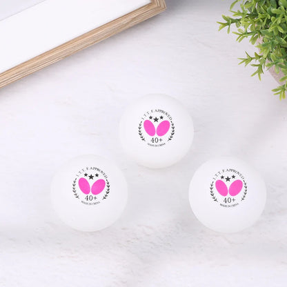 3 pelotas profesionales de tenis de mesa (más de 40 unidades) para entrenamiento de golpes de tenis de mesa, juegos de interior y ping pong de repuesto.