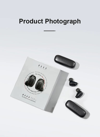 FIIL T2 Pro Wireless Earphone Dual-Mic 37dB Hybrid ANC Bluetooth 5.2 TWS ENC Headphones Hi-Fi Earphones Fast Wireless Charging