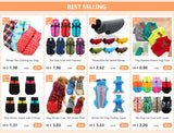 Dog Winter Coat  Pet Jacket Plaid Reversible  Vest Cold Weather Dog Clothes Pet Apparel for Small Medium Large Dogs