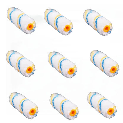 4 Inch Paint Roller Cover Rollers Brush for Painting Cabinet Home Tool Kit Proffesional DIY Wall Corner Ceilings Painting Brush