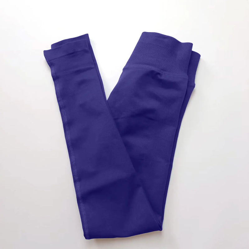 Mallas de impacto NCLAGEN para mujer, pantalones de yoga deportivos sin costuras, banda acanalada baja, ropa de gimnasio, ropa de entrenamiento, mallas ajustadas