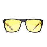 ZENOTTIC Polarized Sunglasses for Men Shades Lightweight TR90 Frame UV400 Protection Square Outdoor Travel Driving Sun Glasses