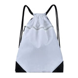 Unisex Sports Backpack Foldable Water-resistant Pure Color Drawstring Backpack Travel Portable Beach Bag