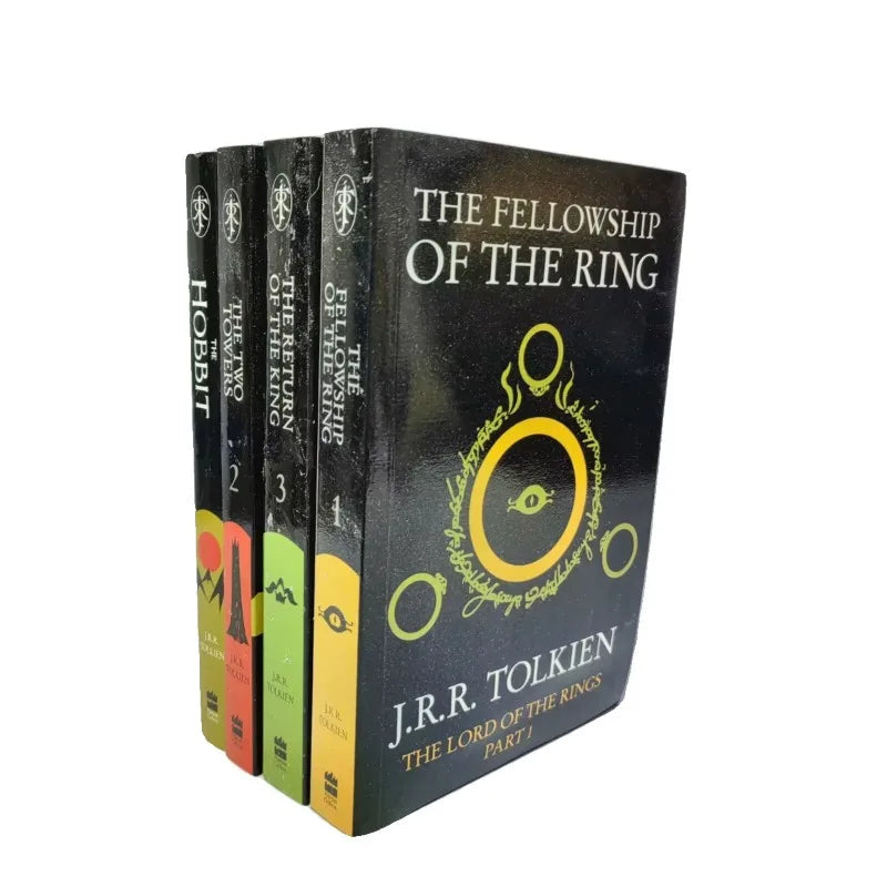 4 Books/Set The Fellowship Of The Ring The Hobbit Stories And Interests Extracurricular Reading Foreign Classic Books Film Novels