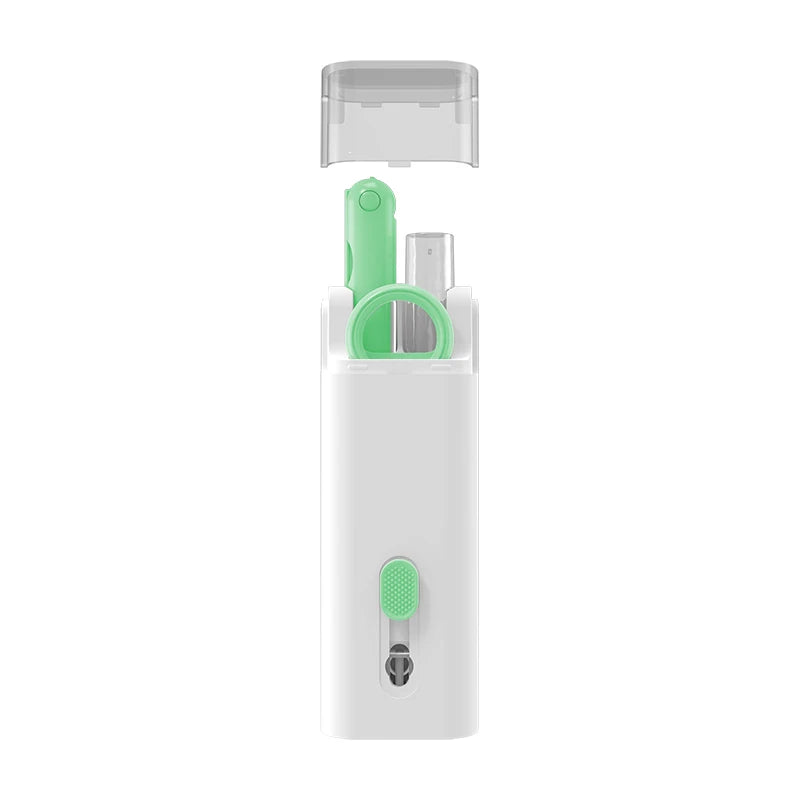 Kits de Limpeza 7-em 1 para Teclado e Fones de Ouvido, Limpador de Caneta, Laptop, Limpeza de Tela, Fones de Ouvido Bluetooth