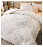Luxury 100% Wool Quilt Core Autumn Winter Thickened Warm Quilted Comforter Fluffy Soft King Queen Size Solid White Duvet Insert