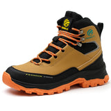 Rotary Buckle Men's Work Boots Safety Steel Toe Indestructible Shoes Anti-smash Puncture-Proof Work Shoes 38-47