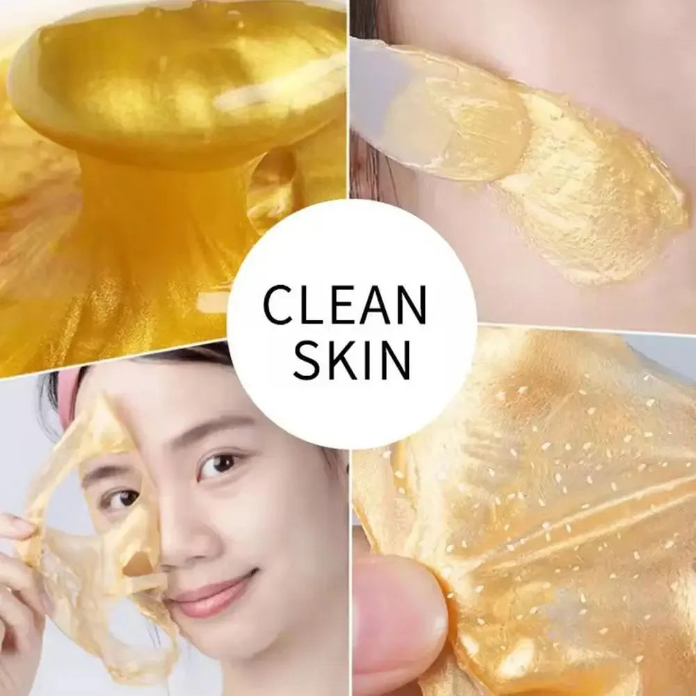 24K Gold Face Cream Collagen Anti Wrinkle Cream Whitening Mask Sleeping Hydrated Radiant Skin Firming Nourishing Face Care