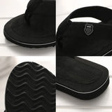 Men's Casual Flip Flops Fashion Beach Shoes Men Summer Non-Slip Flat Slides Men's Slippers Indoor House Shoes Man Male Slipper