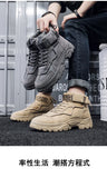 Men's Boots Tactical Combat Boots for Men Outdoor Hiking Winter Shoes Lightweight Non-Slip Men's Desert Ankle Boots Bota