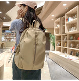 Large Capacity Schoolbag for Boys and Girls, High School and College Students, Simple Casual Sports Backpack, Fashion Travel Backpack