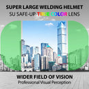 Welding Mask 1/1/1/1 Auto Darkening Welding Helmet 100x97mm Large View TRUE Color 4 Sensors for MIG MAG MMA Welder Machine