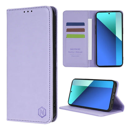 Wallet Skin friendly Magnetic Card Slot Flip Leather Case For Xiaomi 14T 13T 11T Poco X6 C65 C75 Redmi 14C 13C 13 12C 10C 9A 9C