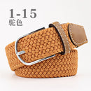 Stretch Woven Belt Unisex Canvas Belts Fashion Casual Student Belt Women Cinturon Male Waistband 105cm