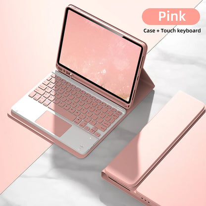 For iPad 5th Gen 2017 6th Gen 2018 9.7inch Case, Bluetooth keyboard case for iPad Air 1st 2nd Pro 9.7inch