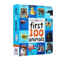 Montessori First 100 English Words Learning Cardboard Book Animals Colors Numbers Language Physical Picture Teaching Aids